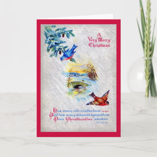 Mycket glad tusanjulvintage 1917 helgkort (Framsida)