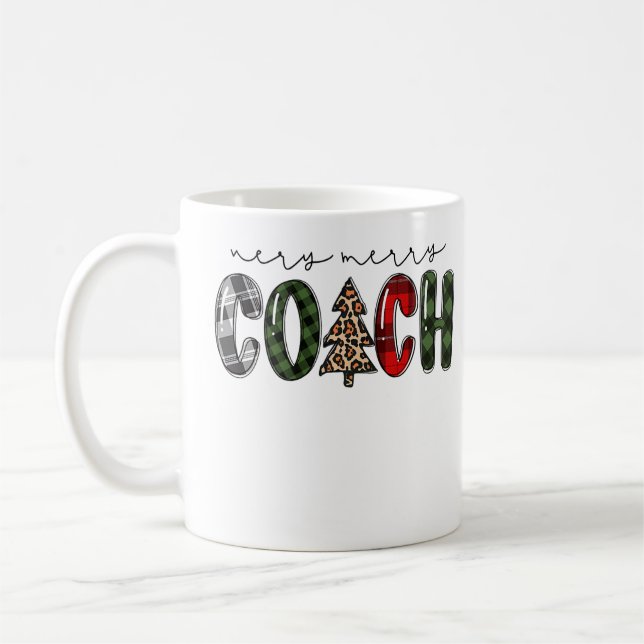Mycket god Coach Buffalo Play-julinstruktion Kaffemugg (Vänster)