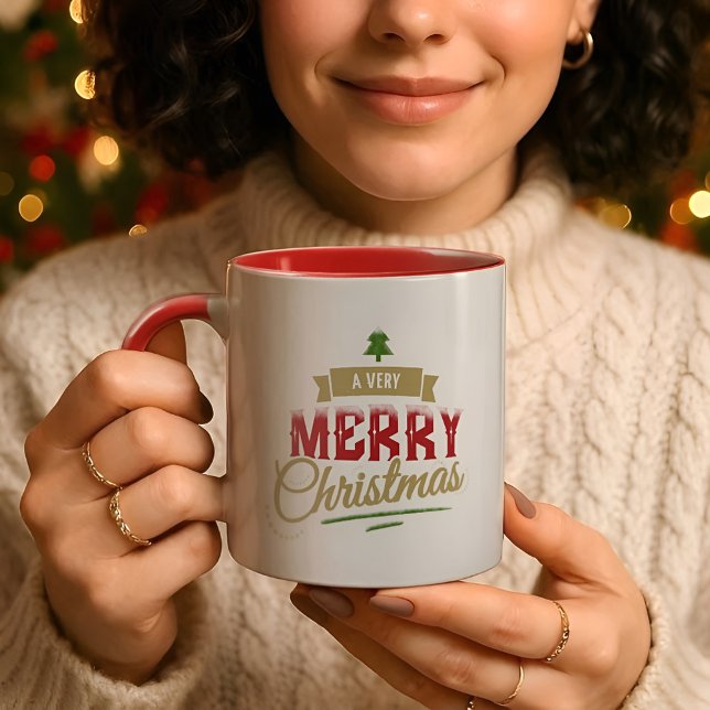 Mycket god jul, det moderna Mugg (Skapare uppladdad)