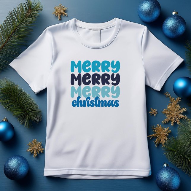 Mycket God jul, djärv Brev T Shirt (Skapare uppladdad)