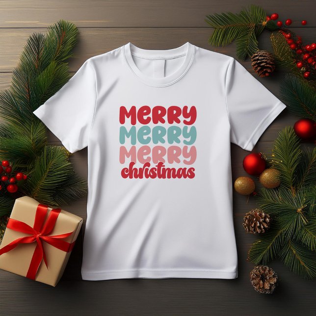Mycket God jul, djärv Brev T Shirt (Skapare uppladdad)