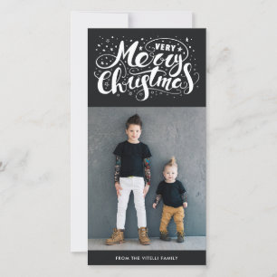 Mycket God jul-fotokort MUTESBREDD Julkort