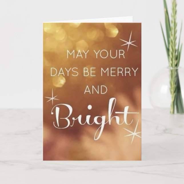 MYCKET GOD JUL & GOTT NYTT ÅR HELGKORT (Framsida)