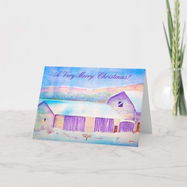 Mycket god jul! helgkort (Framsida)