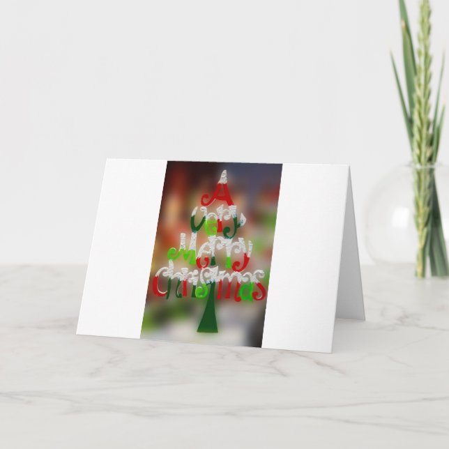 mycket god jul helgkort (Framsida)