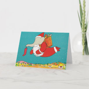 Mycket god jul, pappa jul, Babar Helgkort