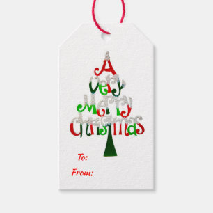 Mycket God jul Presentetikett