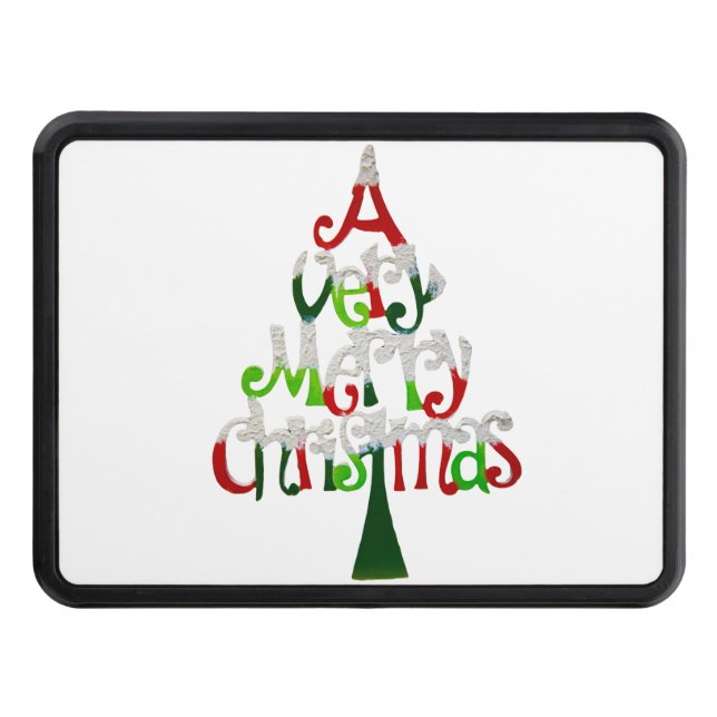 Mycket God jul Träd Dragkroksskydd (Framsidan)