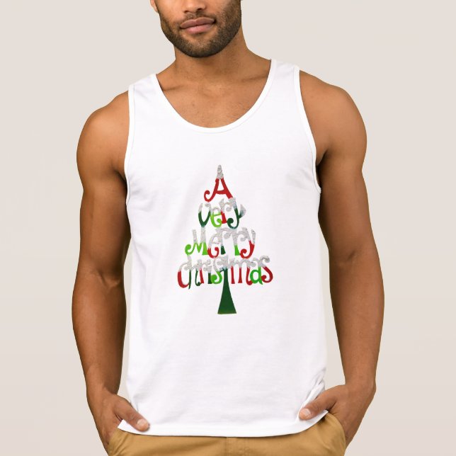 Mycket God jul Träd Tee (Framsida)
