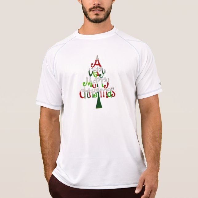 Mycket God jul Träd Tröja (Framsida)