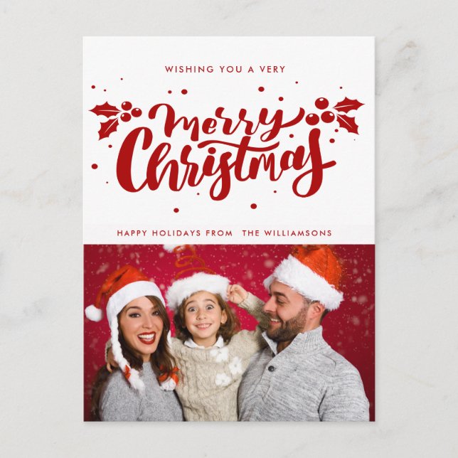 Mycket god jul vykort (Framsida)