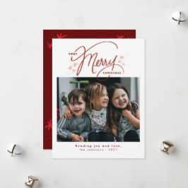 Mycket god Modern vit jul Julkort