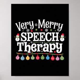 Mycket god Tal-terapi vid jul Tal Therapi Poster