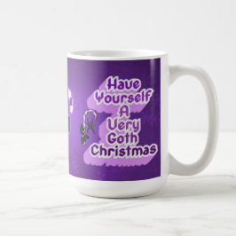 Mycket gotisk jul kaffemugg