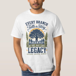 mycket Gren berättar en historia Familjearvsläd T Shirt