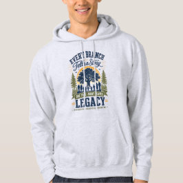 mycket Gren berättar en historia Familjearvsträd Hoodie