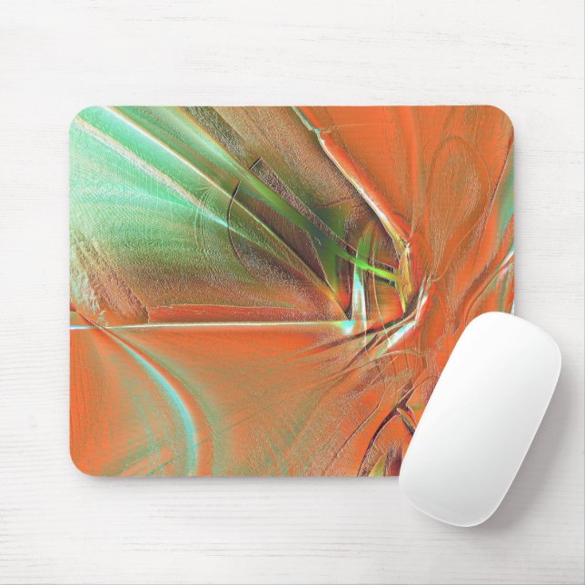 Mycket grov orange digital struktur, grym åldras h musmatta (Med mus)