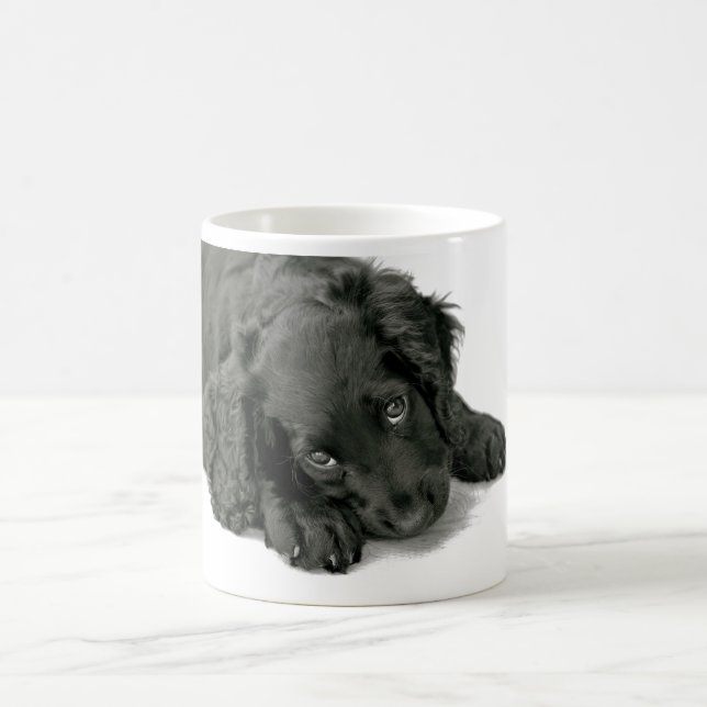 Mycket gullig valp kaffemugg (Center)