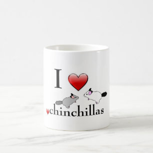 Mycket gulligt! Jag älskar chinchillaskaffemuggen Kaffemugg