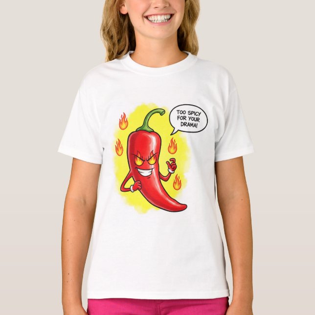 Mycket het peppar, av Natasha Us   T Shirt (Framsida)