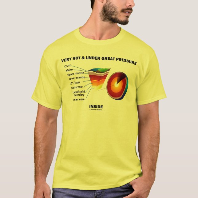 Mycket Hett och under Underbart tryck i jordskred Tee Shirt (Framsida)