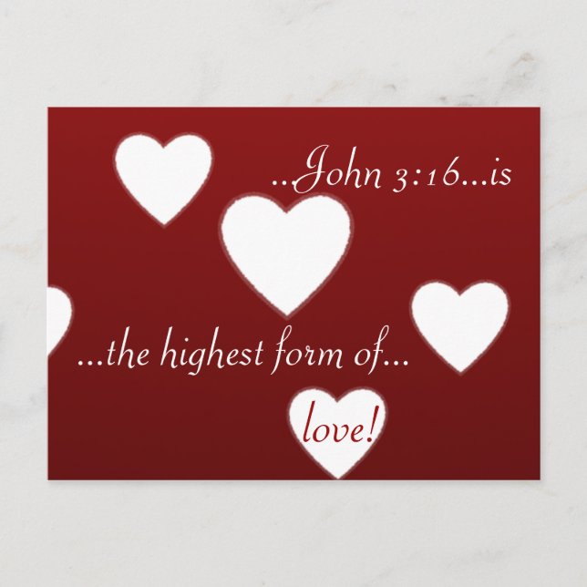 Mycket hjärta! vykort (Framsida)