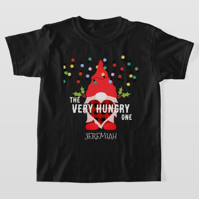 MYCKET HUNGRIG EN Jul Tomte T Shirt (Laydown)