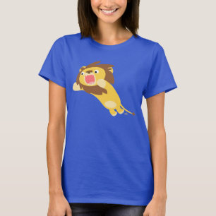 Mycket Hungrig, Lejon Tecknad Kvinnor T-Shirt