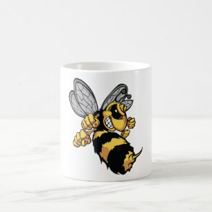 Mycket ilsken bimugg kaffemugg