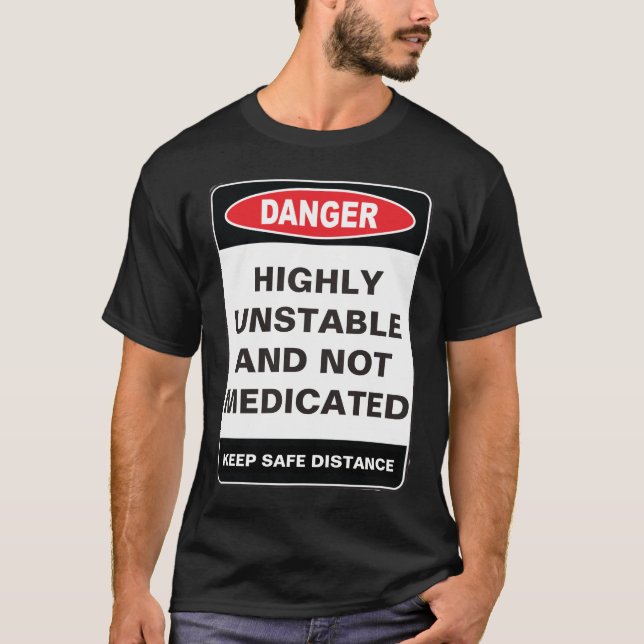 Mycket instabil T-Shirt (Framsida)