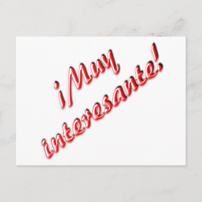 Mycket intressant kort (Framsida)