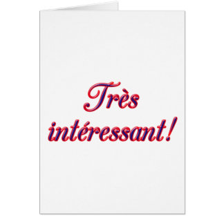Mycket intressant kort