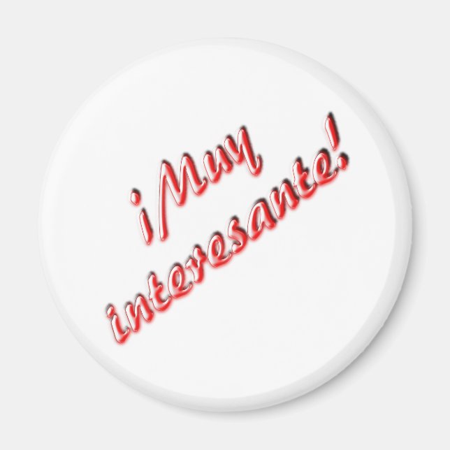 Mycket intressant magnet (Framsidan)