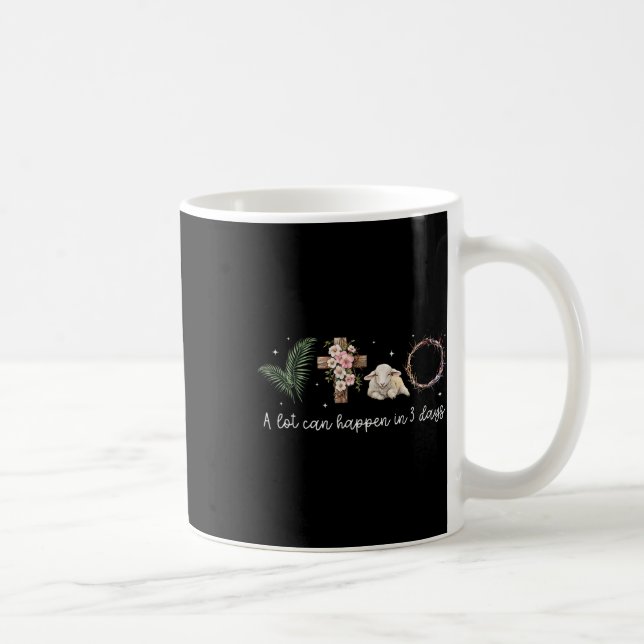 Mycket kan hända om tre dagar i Religiösan Påsk Kaffemugg (Höger)