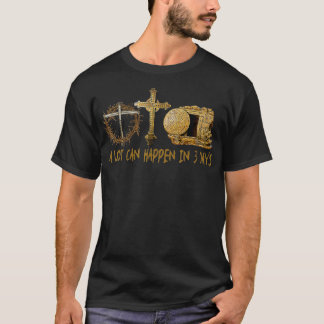 Mycket kan hända om tre dagar Jesus Påsk Christian T Shirt