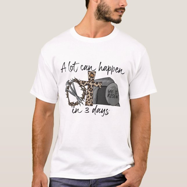 Mycket kan hända på 3 dagars Sublicering Shirt, Ös T Shirt (Framsida)