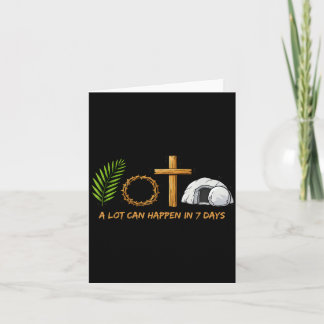 Mycket kan hända på sju dagar Jesus har uppstått Kort