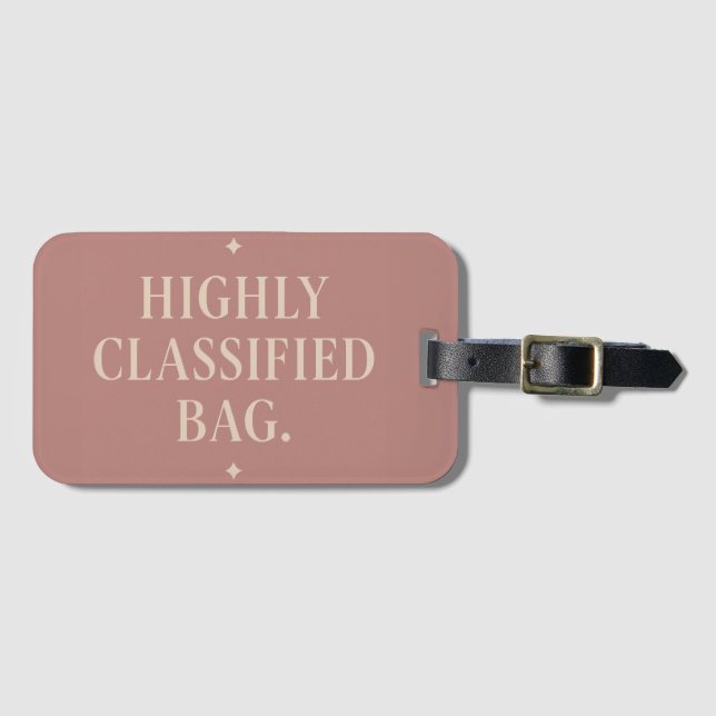 Mycket klassificerad förpackning Mysterious & Snyg Bagagebricka (Framsida horisontal)
