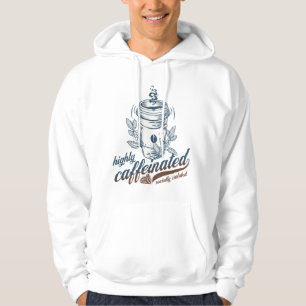 mycket koffein socialt isolerad rolig kaffe hoodie
