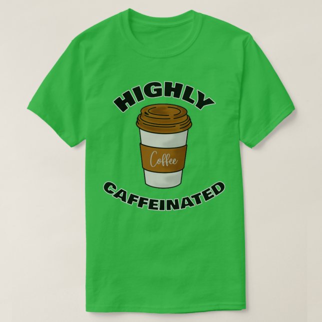 Mycket koffeinfri kaffe Älskare 4 T Shirt (Design framsida)