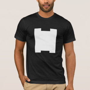 MYCKET KONSTNÄRLIG H-MONOGRAM SVART TEE SHIRT