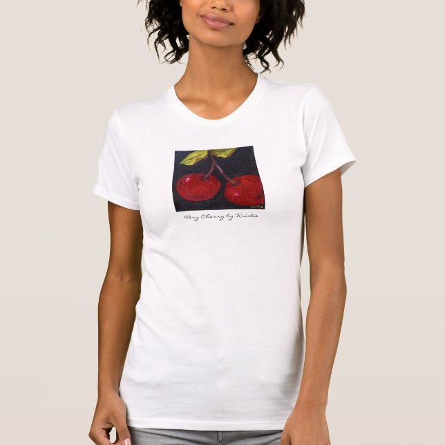 Mycket körsbärsröd beställnings- Nightshirt Tröja (Framsida)