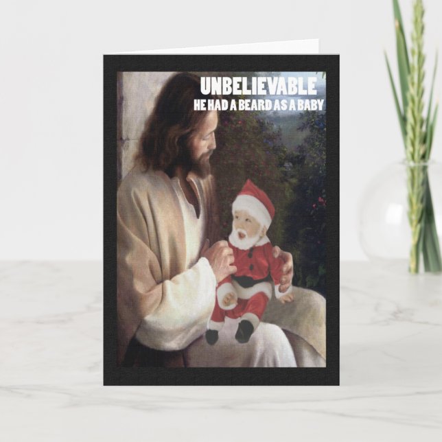 Mycket kränkande ateist kort (Framsida)