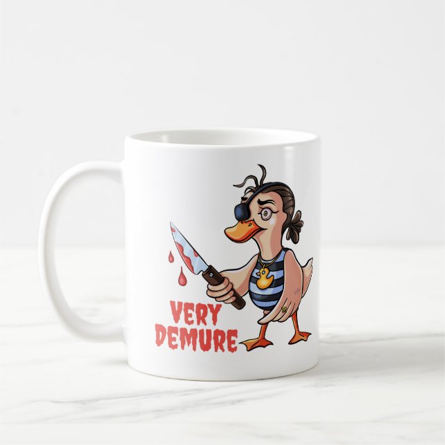 Mycket krävande Anka Dam Pirat Kaffemugg (Vänster)