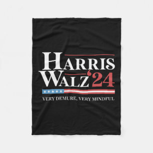 Mycket krävande Kamala Harris Wheimer 202 Fleecefilt