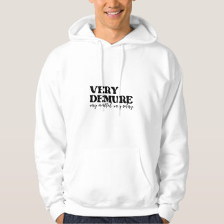 Mycket krävande, mycket uppmärksam, mycket kylig hoodie