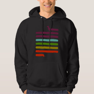 Mycket lång Dachshund Hoodie
