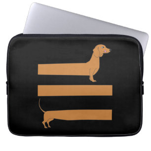 Mycket lång Dachshund roligt Laptop Fodral