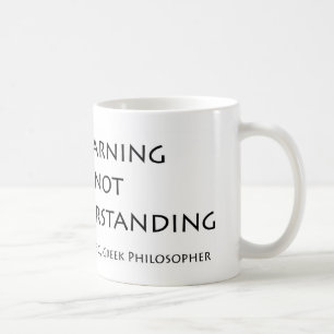 Mycket lära undervisar inte överenskommelse kaffemugg