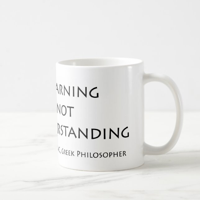 Mycket lära undervisar inte överenskommelse kaffemugg (Höger)